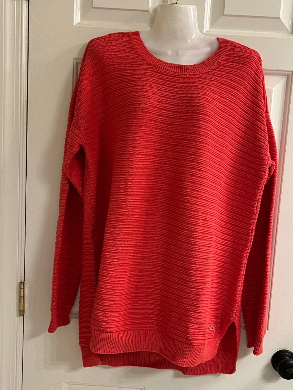 Vinyard Vines Ribbed Knit Oversize Tunic Top 100% Cotton XL